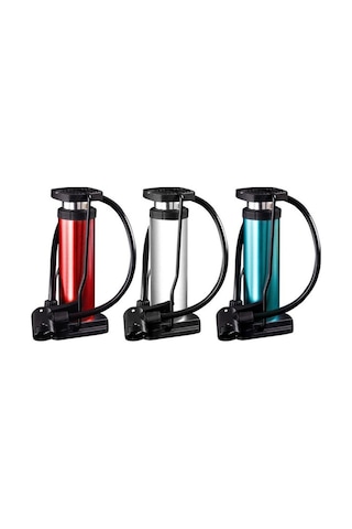 Bisiklet Pompası Mini Ayak Pompası Mavi