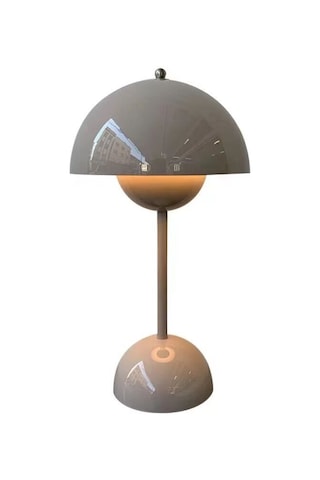 Neoglint Modern Masa Lambası Taşınabilir Led Masa Lambası Gri