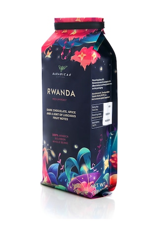 Barabicas Rwanda 100% Arabica Bourbon Medium Roast Çekirdek Kahve 250 G