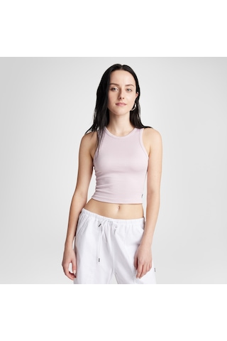 Converse Ribbed Knit Kadın Pembe T-shirt10027772