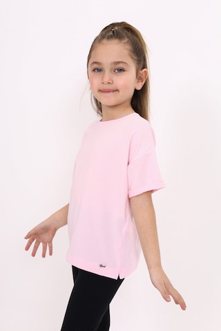 Toontoy Kids Toontoy Kız Çocuk Tişört Açık Pembe