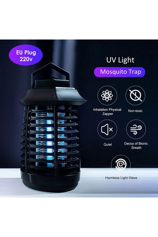 Xiyyadms Elektrikli Kovucu: 360 Uv Led Işıkli, 800v Şoklu, Gürültüsüz, Temizlenebilir, Ev/çıkarıç Kullanıma Uygun Avrupa Standartı