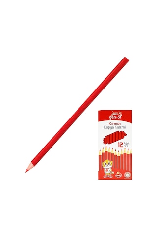 Gen-of Yuvarlak Kırmızı Kopya Kalemi 1 Adet