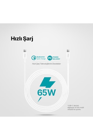 Ttec Super Şarj Pd/qc 65w 2mt Type C Şarj Kablosu Samsung Uyumlu Huawei Apple Uyumlu iPhone 15 15 Pro Max Şarj Kablo 480mbps Desen - Ben10
