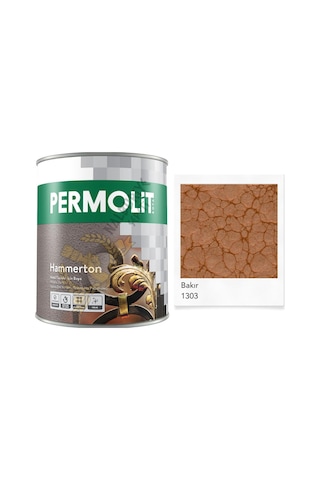 Permolit Hammerton Dekoratif Metal Boyası Bakır 0.65 Lt.