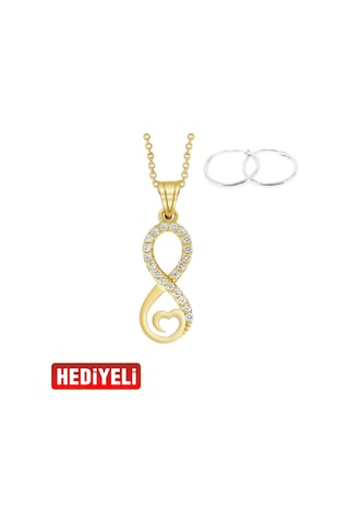 Sonsuz Aşk Altın Kolye Ucu As1430Gkl Altınsepeti