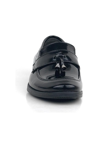Rakerplus Loafer Siyah Rugan Erkek Klasik Çocuk Ayakkabı