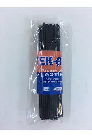 Yuvarlak Siyah Lastik - Don Lastiği ( 10 M ) Yuvarlak Siyah Lastik - Don Lastiği ( 10 M )