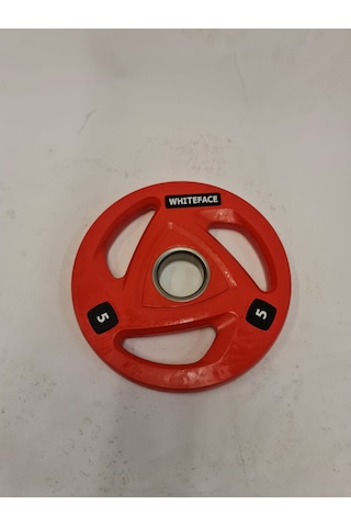 Whiteface Olimpik Plaka 5 KG Kırmızı