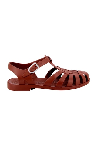 Meduse Sunmif Mat Terracotta Kadın Sandalet-14525 Toprak Rengi