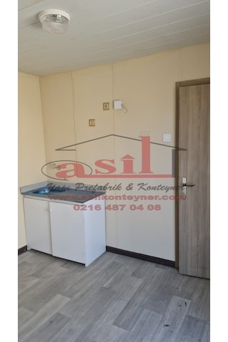 21M² Ahşap Desenli Betopanlı Çatı+Verandalı Modern Ev Konteyner