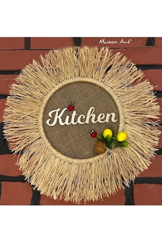 Mutfak Dekor Limon Ceviz Uğur Böceği Kapı Duvar Süsü M096