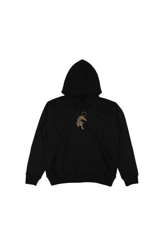 Adrift Stay Wild Siyah Oversize Unisex Kapüşonlu Sweatshirt Hoodie Siyah