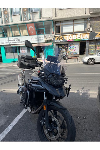 2023-25 Bmw F800 Gs Uzun Ön Cam Açık Füme Zeus 4mm 52cm F800gs