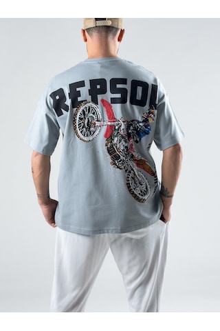 Cocopelli Gri Repsol Erkek T-shirt Coc3010