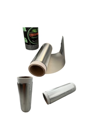 Coco Night 45 Mikron 5adet 250 CM Rulo Alüminyum Folyo, Nargile Folyosu