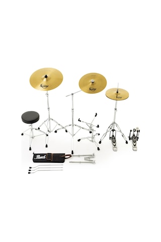 Pearl Rs505bc/c31 Roadshow Aksamlı Ve Zilli Akustik Davul Seti