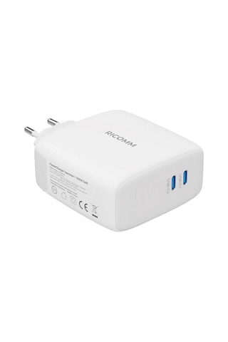 Ricomm  Gan 2 Portlu Usb-C Şarj Aleti 100 W