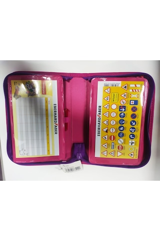Eberhard Faber 577512 Kalem Kutusu 4 Bölme 49 Parça Pembe Paten Katalog Rengi