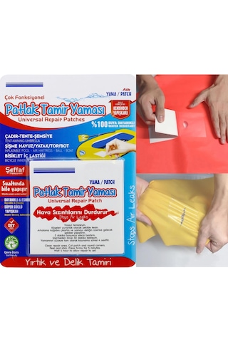Vodaseal Patlak Tamir Yaması 75-75mm 2 Adet Siyah - Beyaz