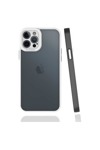 Ardemix Apple iPhone 12 Pro Uyumlu Mima Kılıf-siyah Siyah