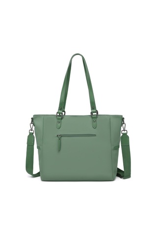 Smart Bags Twill Dimi Kumaş Kadın Omuz Çantası 3323 Yeşil