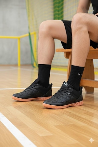 Lig Monaco Indoor 40-45 Futsal Erkek Spor Ayakkabı Siyah