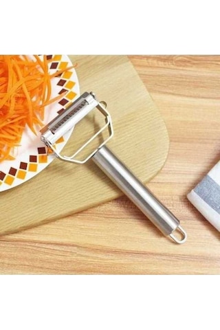 Ulzyvf Çok Fonksiyonlu Paslanmaz Çelik Sebze Soyucu & Rende Aparatı Çelik Çelik