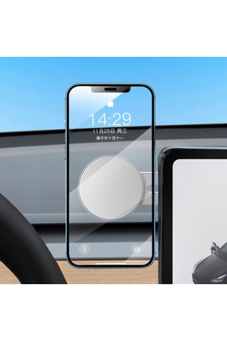 Tenfowee Mıknatıslı Araç İçi Telefon Tutucu - Alüminyum Alaşım Genişletilebilir Mavi