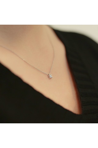 Lova 0,11 Karat Pırlanta Tektaş Kolye - 2030002