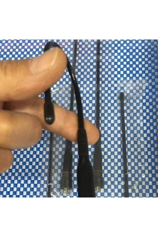 Dual Band Esnek Katlanabilir El Telsiz Anteni 23Cm Sma Dişi