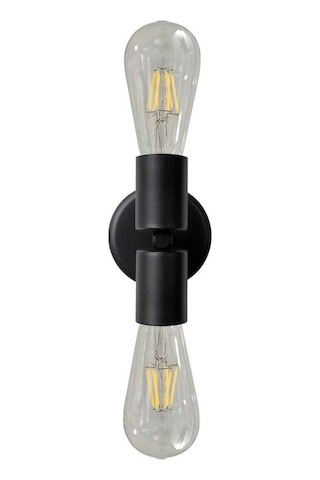 Riolight Retro Ikili Metal Duvar Aplik (549747573) Siyah