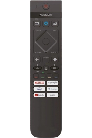 Phılıps 75pus8909/12 Uyumlu Ses Komutlu 4k Ambilight Led Tv Kumanda