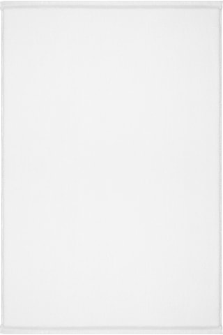 Comfort Puffy Peluş Halı Beyaz Düz Saçaklı