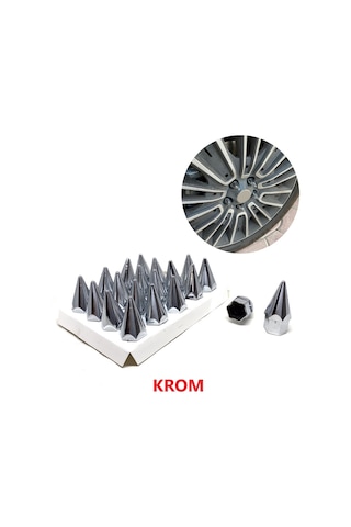 Sivri Mermi Bijon Kapağı Sökme Aparatlı 20 Li 17 Mm-19 Mm Krom 19 Mm