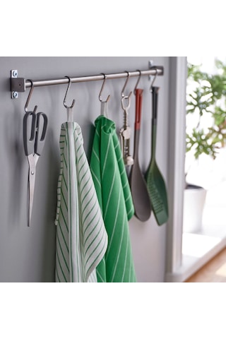 Ikea Rınnıg 4'lü Mutfak Havlusu 45 X 60 Cm Beyaz - Yeşil - Mavi Çok Renkli
