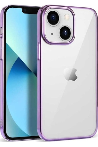 Apple Uyumlu iPhone 14 Plus Kılıf Zore Pixel Kapak Açık Mor