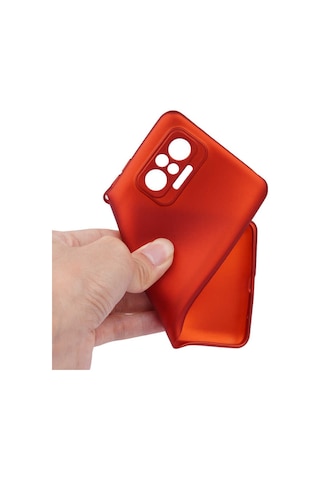 Noktaks - Xiaomi Uyumlu Xiaomi Redmi Note 10 Pro - Kılıf Mat Renkli Esnek Premier Silikon Kapak - Gold