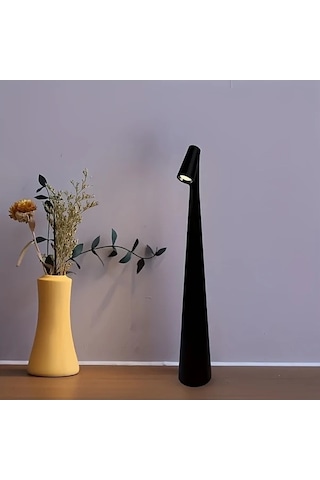 Fastbuy Turuncu Yaratıcı Minimalist Diş Fırçası Atmosfer Lambası Kablosuz Usb Şarjlı Üç Ayarlı Masa Lambası Turuncu