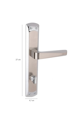 Arpat Rosa Grand Lüx Alüminyum Kapı Kolu Krom Saten Wc