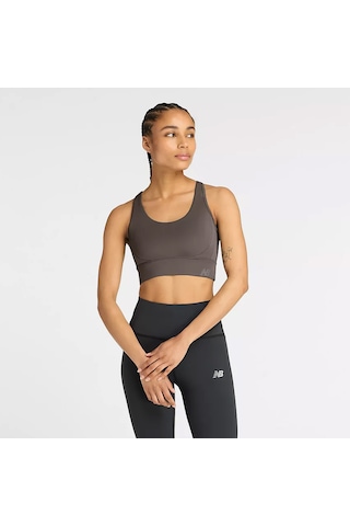 New Balance Essentials Kadın Kahverengi Bra Wb33468