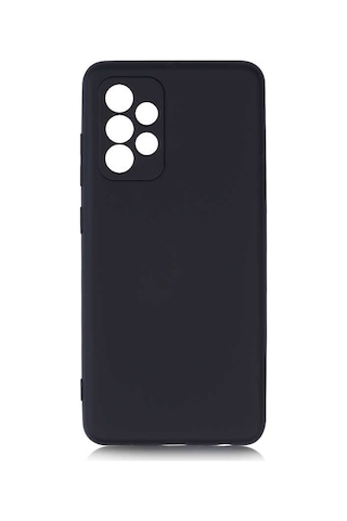 Noktaks - Samsung Galaxy A52 Uyumlu - Kılıf İçi Kadife Koruyucu Mara Lansman Kapak - Siyah