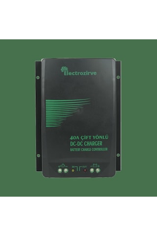 Elektrozirve 40a Dc-dc Bidirection Charger Akü Şarj Kontrol+ekran