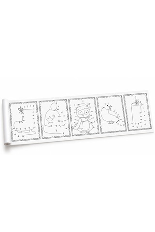 Haydi Dekor Kış Mevsimi Nokta Birleştirme Ve Boyama Rulosu 30 Cm X 4 Metre Çocuklar Için Eğitici Boyama Kağıdı Okul Öncesi Aktivite 1 Adet