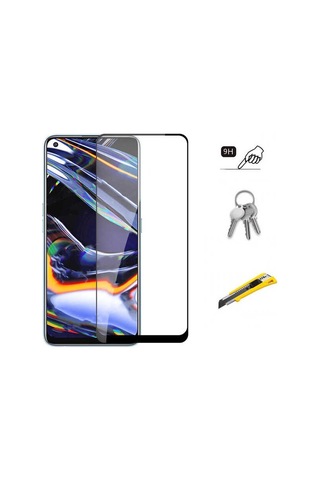 Oppo Reno 7 4g Uyumlu Zore Kenarları Kırılmaya Dayanıklı Cam Ekran Koruyucu