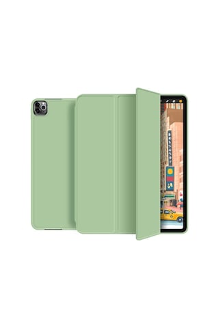 Schulzz Apple Uyumlu iPad Pro 11 İnç 1-2-3-4 Nesil 360 Derece Döner Uyku Modlu Kalem Bölmeli Manyetik Smart Kılıf