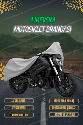 Gri Sym Jetx 125 E5+motosiklet Brandası 4mevsim