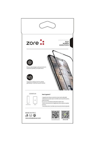 Apple Uyumlu iPhone Xs Max 6.5 Zore Mat Kobra Ekran Koruyucu