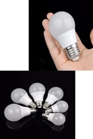 6w E27 Mini Ampul, 3000k Sıcak Sarı Işık -