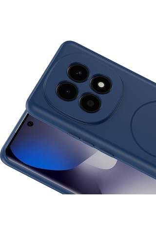 Maks Technology Redmi Note 15 4g Kılıf M-safe Şarj Özellikli Mkst Meta Kapak - Lacivert